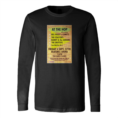 Bill Haley's Comets Vintage Concert Long Sleeve T-Shirt Tee