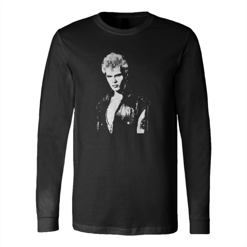 Billy Idol Black Long Sleeve T-Shirt Tee