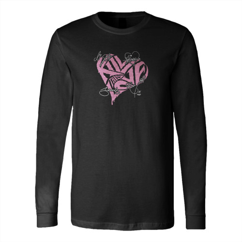 Blackpink Kpop Tour Signature Long Sleeve T-Shirt Tee