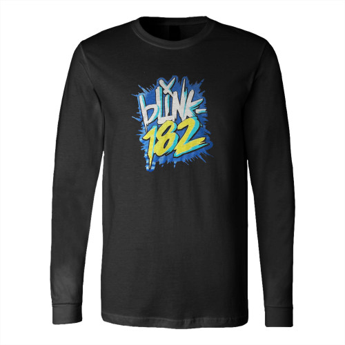 Blink 182 Medium Graphic Long Sleeve T-Shirt Tee