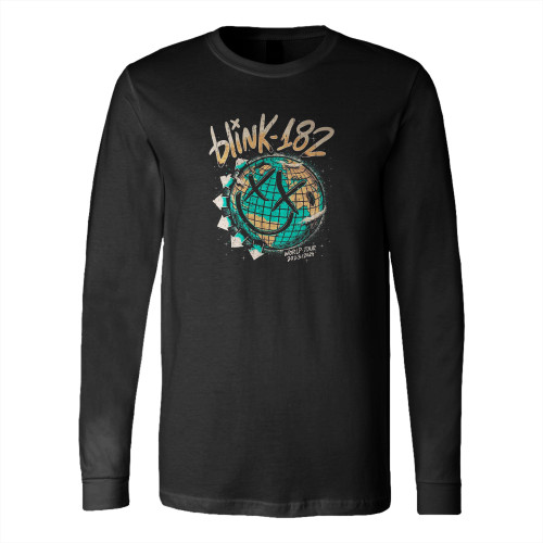 Blink 182 The World Tour 2023 2024 Long Sleeve T-Shirt Tee