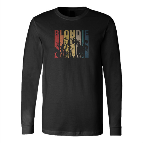 Blondie Band Retro Vintage Long Sleeve T-Shirt Tee