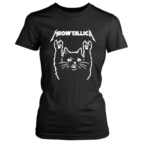 Moewtallica Metallica Cat Women's T-Shirt Tee
