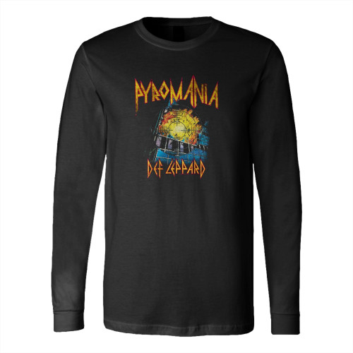 Def Leppard It's On Fire Long Sleeve T-Shirt Tee
