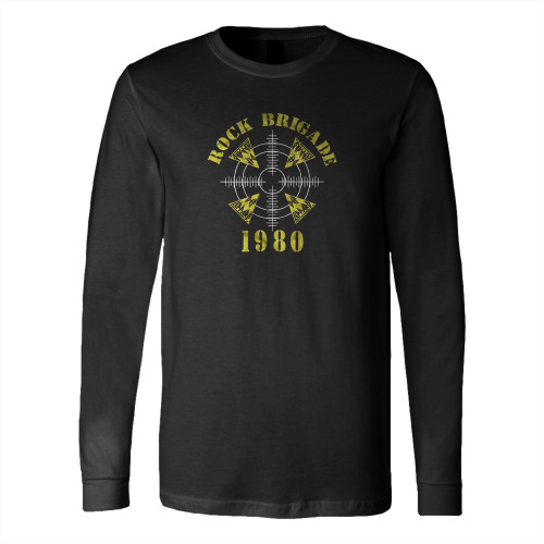 Def Leppard Rock Brigade 1980 Long Sleeve T-Shirt Tee