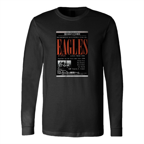 Eagles Hell Freezes Over Japan Tour 1994 Long Sleeve T-Shirt Tee