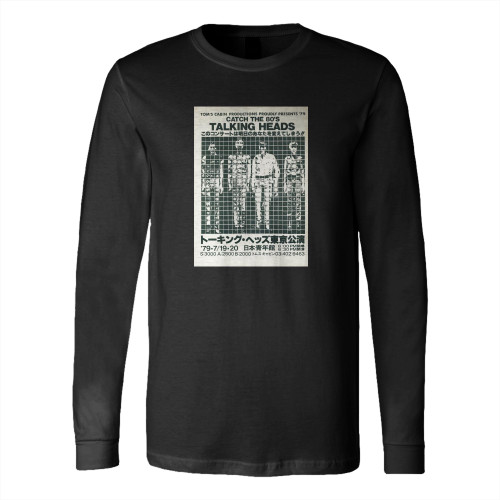 Eliteprint Talking Heads V1 Classic A3 Vintage Band Rock Blues Alternative Concert Music Long Sleeve T-Shirt Tee