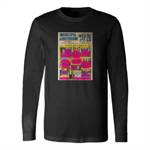 Fats Domino And Bo Diddley Municipal Long Sleeve T-Shirt Tee