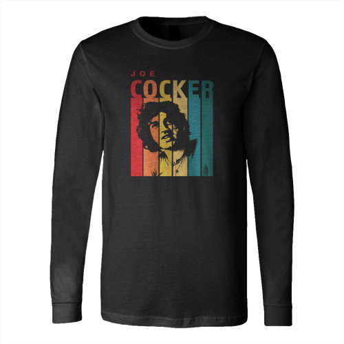 Joe Cocker Retro Vintage Long Sleeve T-Shirt Tee