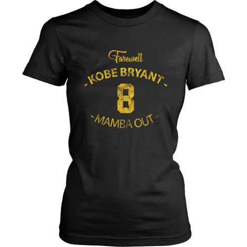 Farewell Kobe Bryant 8 Jersey Mamba Out Women's T-Shirt Tee