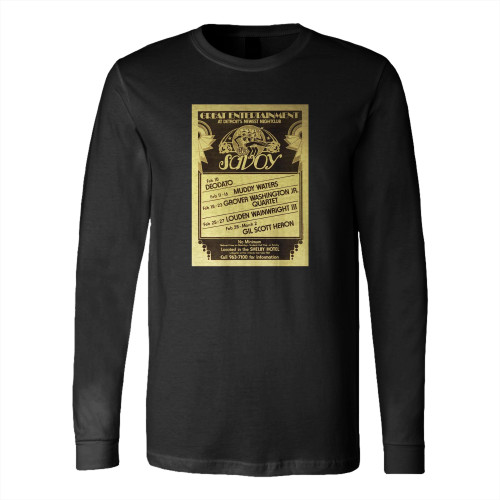 Muddy Waters Concert Values Long Sleeve T-Shirt Tee