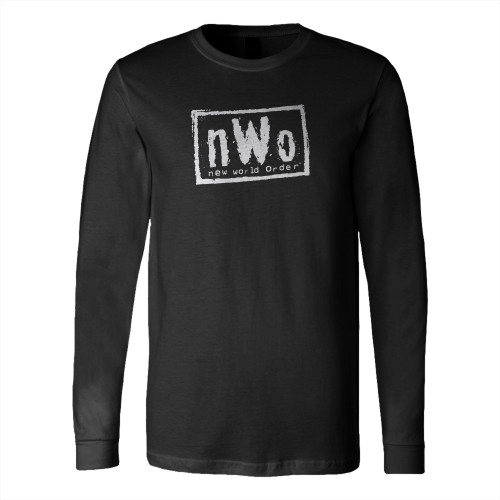 Nwo New World Order Wcw Long Sleeve T-Shirt Tee
