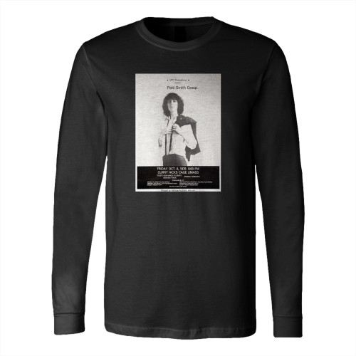 Patti Smith 1978 Signed & Inscribed Concert Long Sleeve T-Shirt Tee