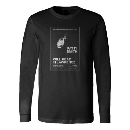 Patti Smith 1979 Long Sleeve T-Shirt Tee