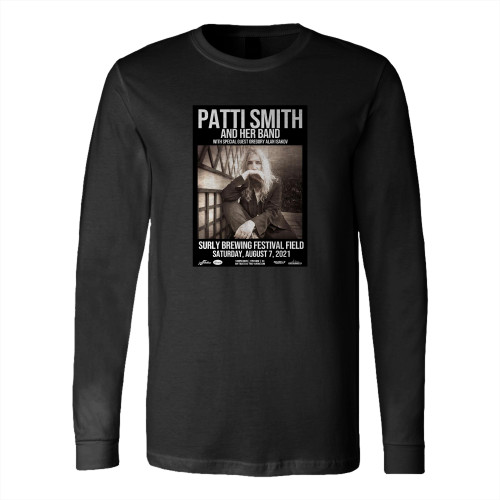 Patti Smith And Her Band Surly Brewing Festival Field Long Sleeve T-Shirt Tee