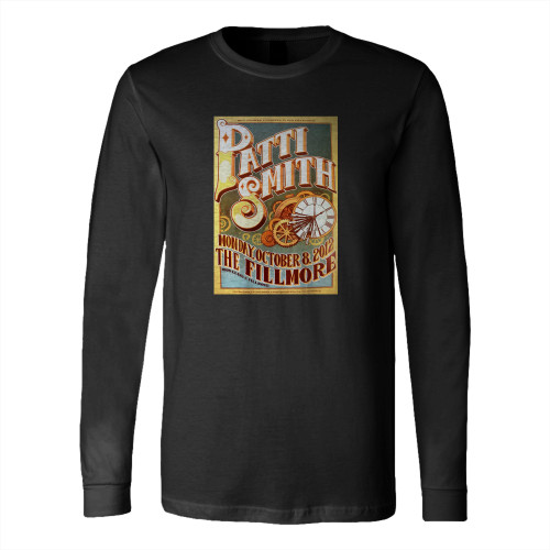 Patti Smith Concert 2012 Long Sleeve T-Shirt Tee