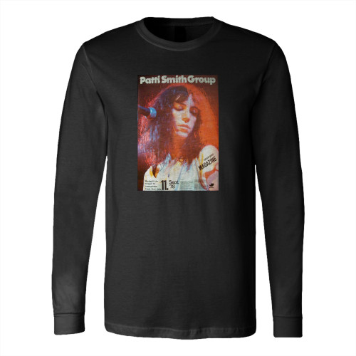 Patti Smith Magazine Ludwigshafen 1978 Long Sleeve T-Shirt Tee