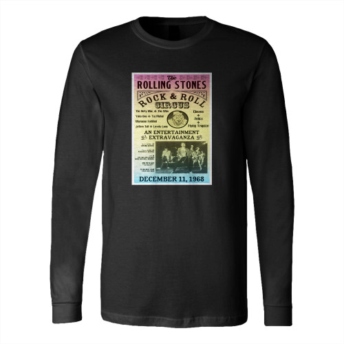 Per Diem Printing Rolling Stones Rock And Roll Circus Long Sleeve T-Shirt Tee