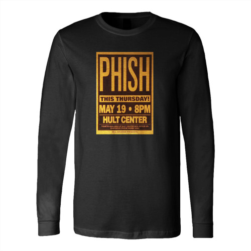 Phish Vintage Concert From Hult Center Long Sleeve T-Shirt Tee