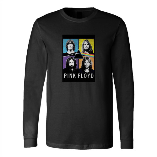 Pink Floyd Roger Waters Rick Wright David Gilmour Nick Mason Classic Rock Music Graphic Long Sleeve T-Shirt Tee