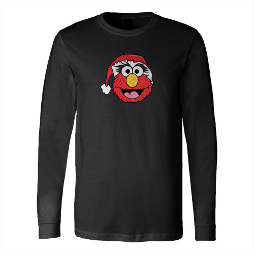 Red Muppet Wearing Santa Hat The Muppet Christmas Carol Vintage Long Sleeve T-Shirt Tee