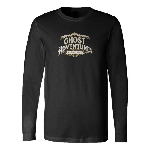Retro Gold Ghost Adventures Long Sleeve T-Shirt Tee