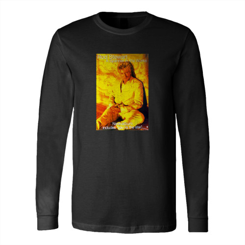 Rod Stewart A Spanner In The Works Us Promo Long Sleeve T-Shirt Tee