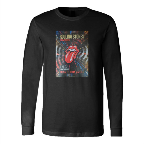 Rolling Stones Summer Tour 2023 Concert Long Sleeve T-Shirt Tee