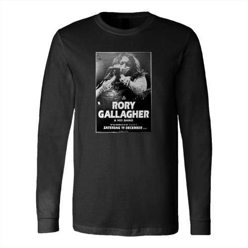 Rory Gallagher Concert Photos Long Sleeve T-Shirt Tee