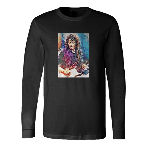 Rory Gallagher Liberty Hall Concert 1 Long Sleeve T-Shirt Tee