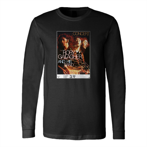 Rory Gallagher Photo Finish Frankfurt 1978 Long Sleeve T-Shirt Tee