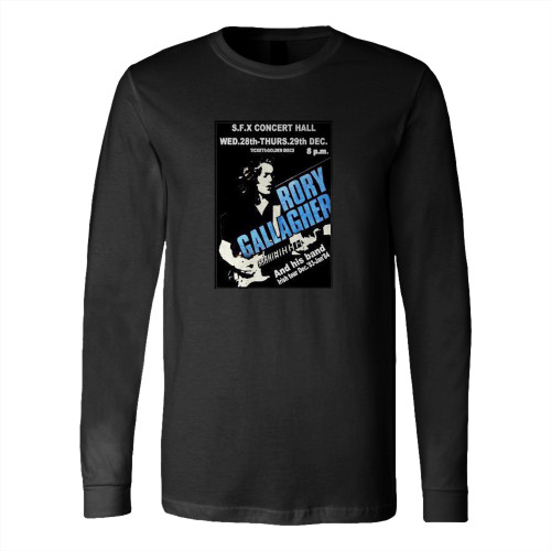 Rory Gallagher Vintage Concert Long Sleeve T-Shirt Tee