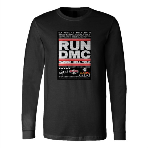 Run Dmc Raising Hell Tour Long Sleeve T-Shirt Tee