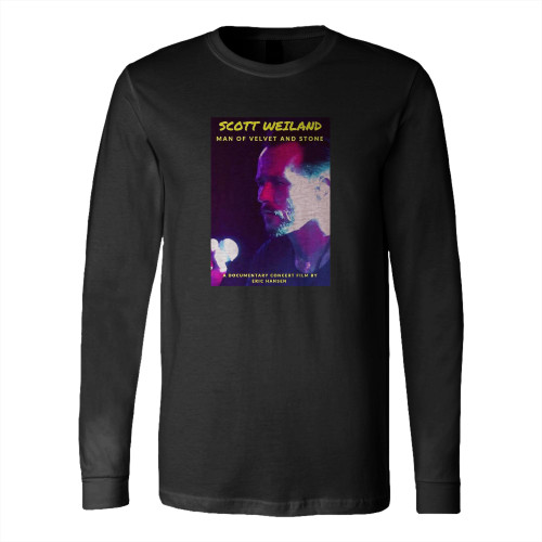 Scott Weiland Man Of Velvet And Stone 2018 Long Sleeve T-Shirt Tee