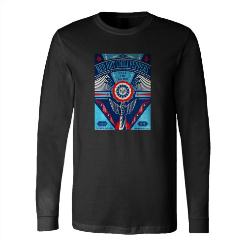 Shepard Fairey 'red Hot Chili Peppers Long Sleeve T-Shirt Tee