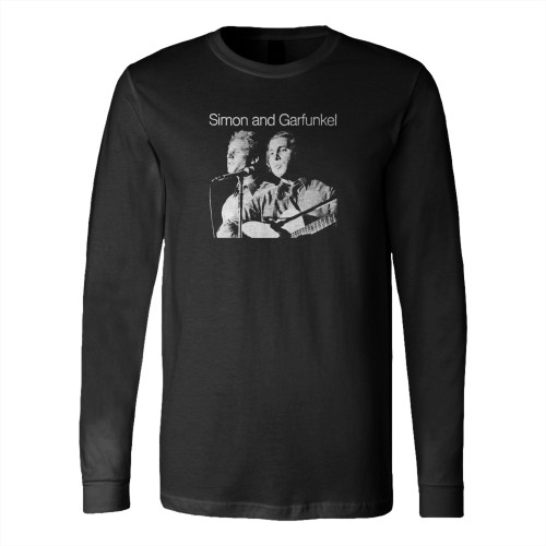 Simon And Garfunkel Vintage 60s Band Merchandise Retro Long Sleeve T-Shirt Tee