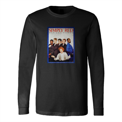 Simply Red Vintage Concert Long Sleeve T-Shirt Tee
