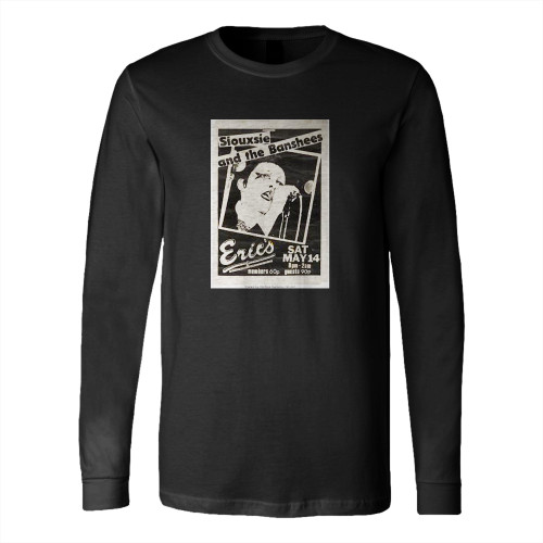 Siouxsie And The Banshees Concert Long Sleeve T-Shirt Tee