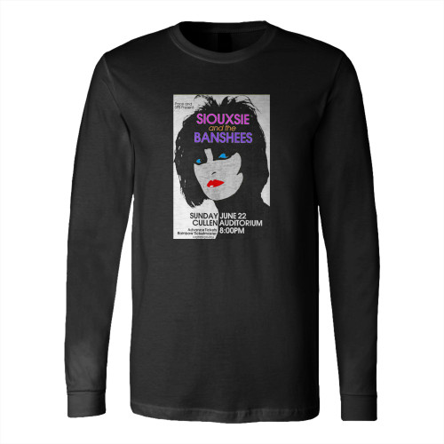 Siouxsie And The Banshees Concert 1 Long Sleeve T-Shirt Tee