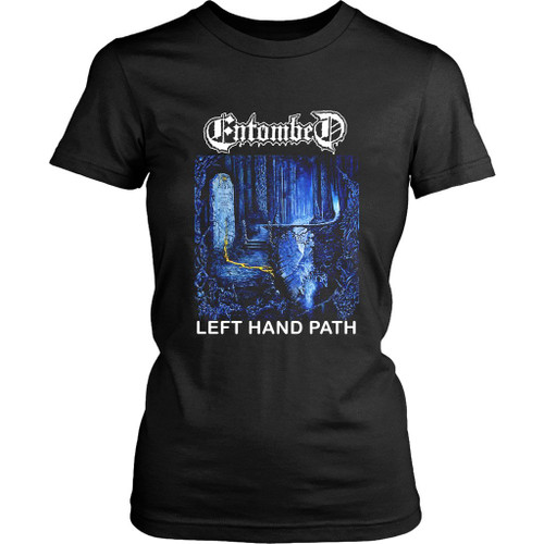 Entombed Left Hand Path 90 Nihilist Women's T-Shirt Tee
