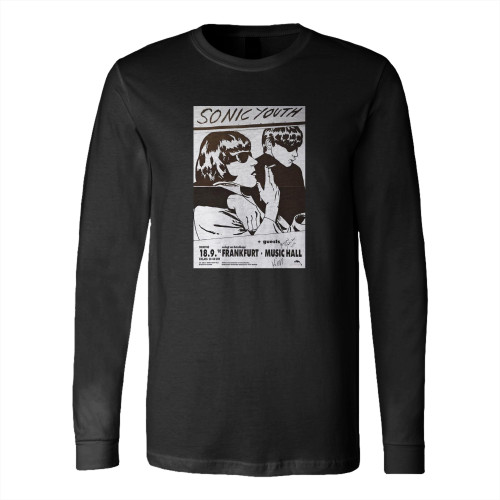 Sonic Youth At Frankfurt Music Hall Canvas Long Sleeve T-Shirt Tee