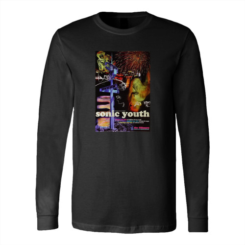 Sonic Youth Vintage Concert 1 Long Sleeve T-Shirt Tee