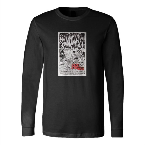 Soundgarden Capitol Theatre Hand Colored Concert Long Sleeve T-Shirt Tee