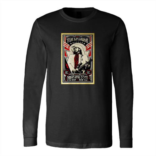 Stevie Ray Vaughan 1984 Austin Long Sleeve T-Shirt Tee