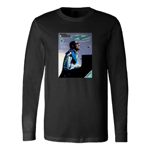 Stevie Wonder A Musical Genius Who Can't Read Music Long Sleeve T-Shirt Tee