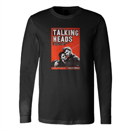 Talking Heads Concert S Long Sleeve T-Shirt Tee