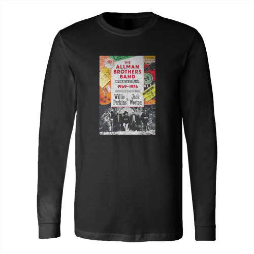 The Allman Brothers Band Memorabilia Long Sleeve T-Shirt Tee