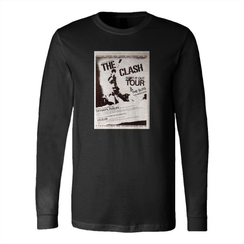 The Clash Live The Lyceum London Long Sleeve T-Shirt Tee