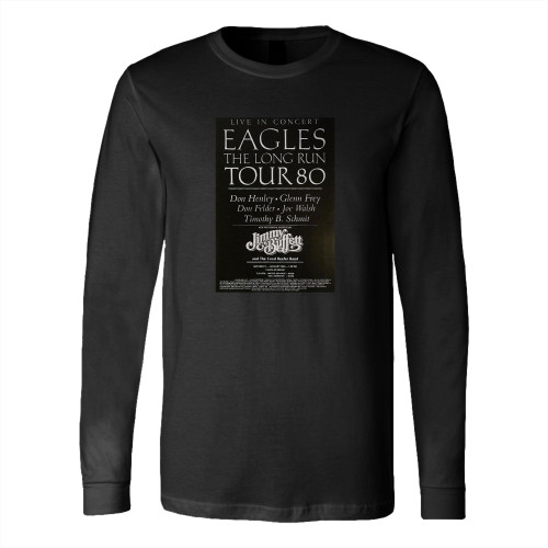 The Eagles 1980 Tampa Concert S Long Sleeve T-Shirt Tee