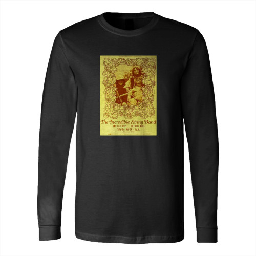 The Incredible String Band Vintage Concert Long Sleeve T-Shirt Tee